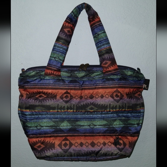 Colorful Patterned Tote Bag - Picture 1 of 3